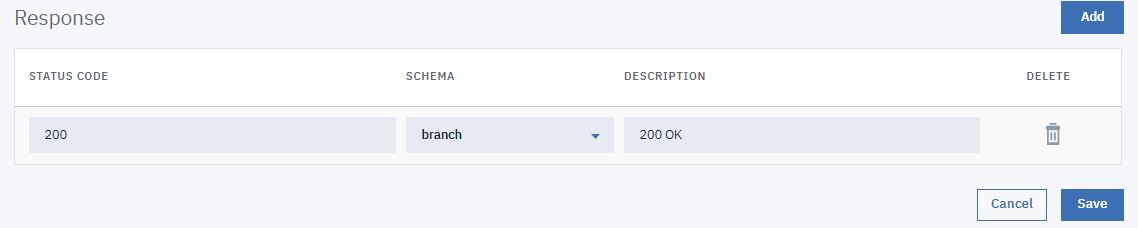 Path Response settings