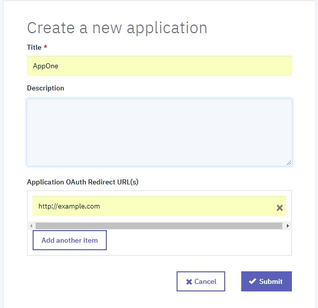 Create app