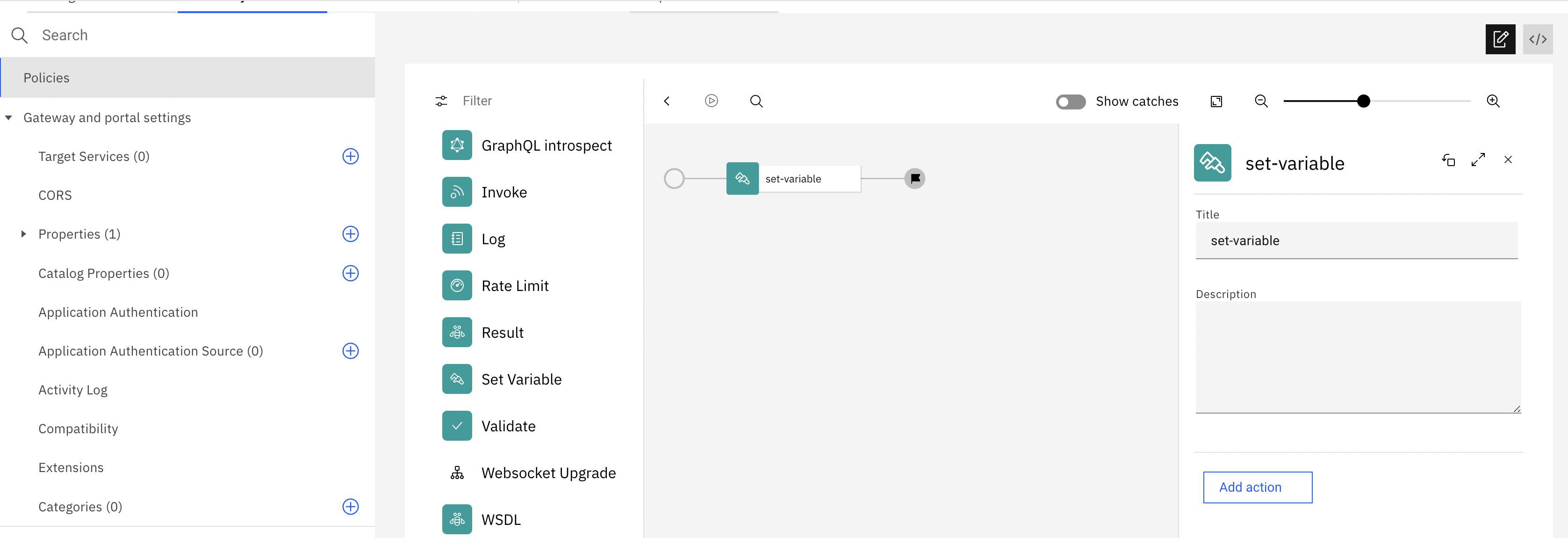 Set Variable action added