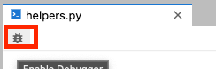 Debugger mode in JuypterLab