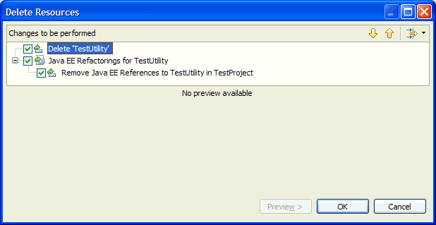Deleting a utility module