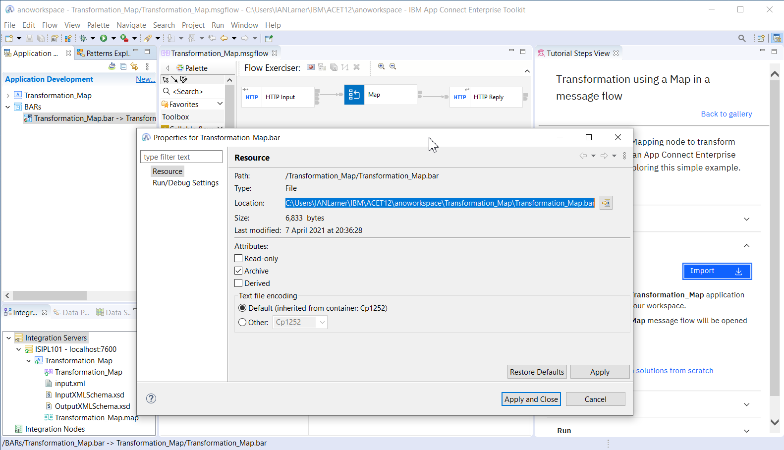 Image of bar file in toolkit Image of bar file in toolkit
