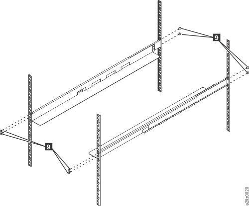 Installing the rail assemblies