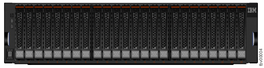 Front view of the SFF model (24 drives)