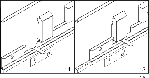 placing the locked/unlocked sticker on the cover panel