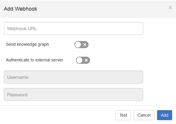 Webhook-Anzeige hinzufügen