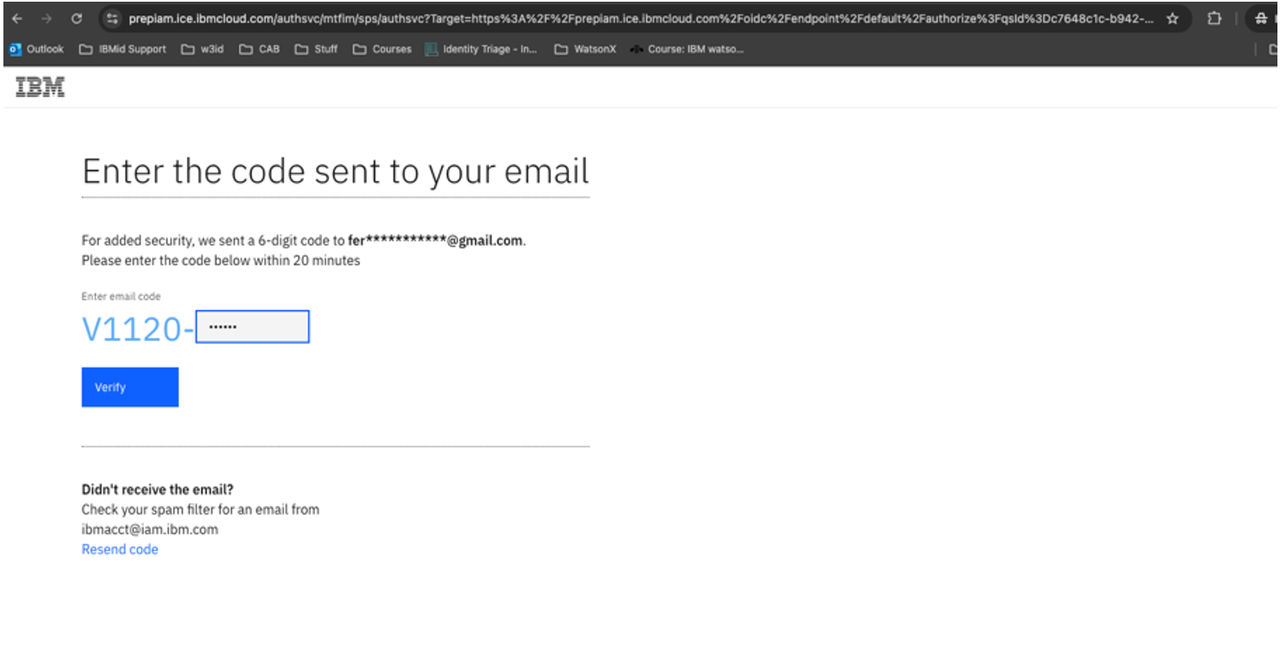 Registrierung von E-Mail als 2FA