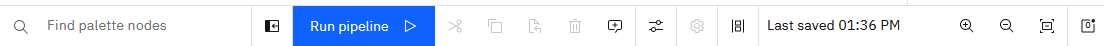 Pipeline toolbar