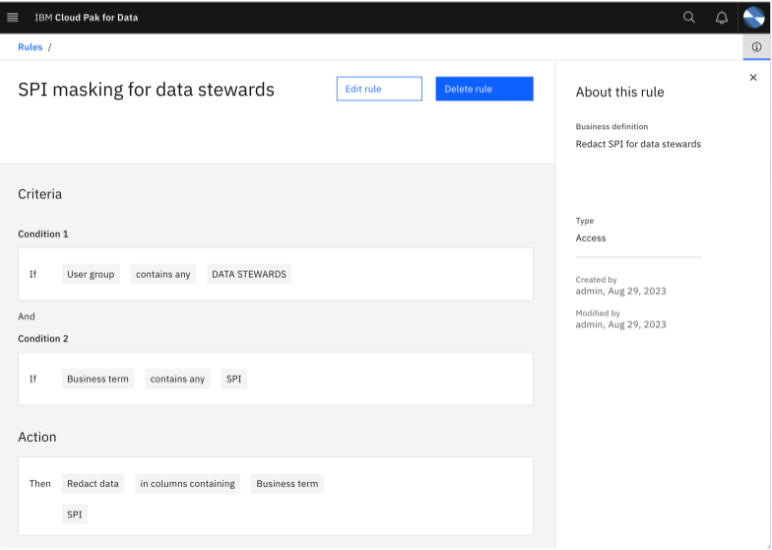 A screen capture of Rule 2 in a user interface.