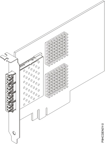 PCIe2 LP 8 Gb 4-port Fibre Channel Adapter