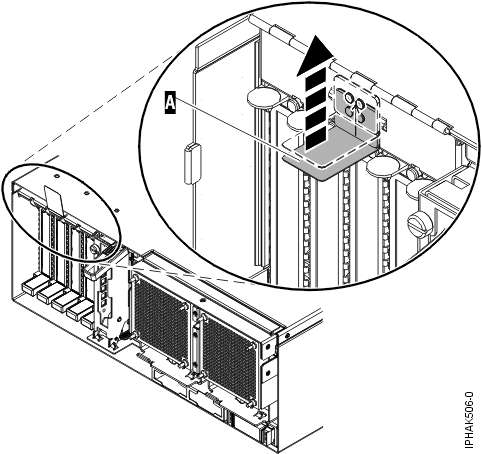 Lift up on the EMC shield.