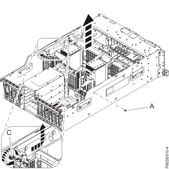 Removing the system backplane