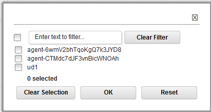 Selecting the objects to map to the team