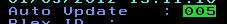 Auto Update field with a value of 005
