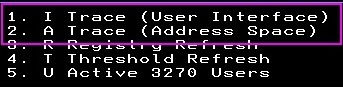 The enhanced 3270UI Tools menu