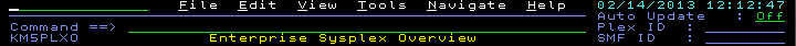 A screen capture of the top of a workspace