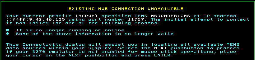 Example of the subpanel that results from the earlier HTML and proprietary tags definition
