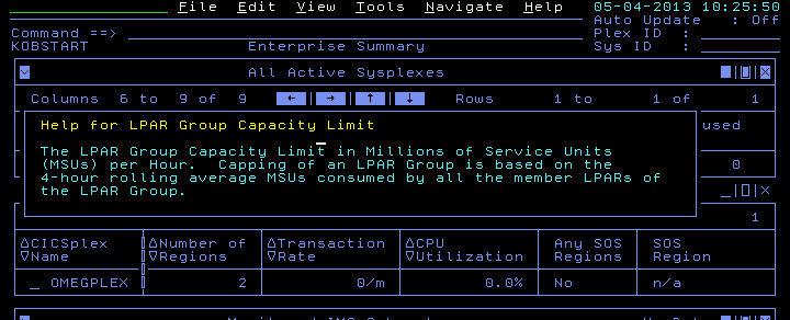 Runtime Environment (Profiles) workspace