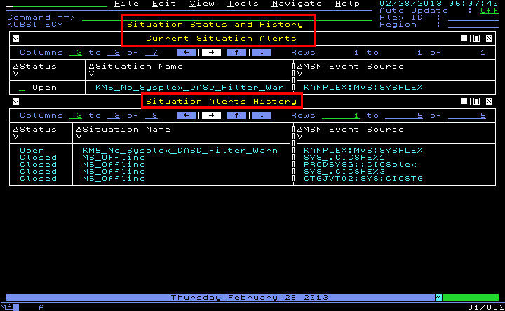 Customized workspace view that shows updated workspace and subpanel headings