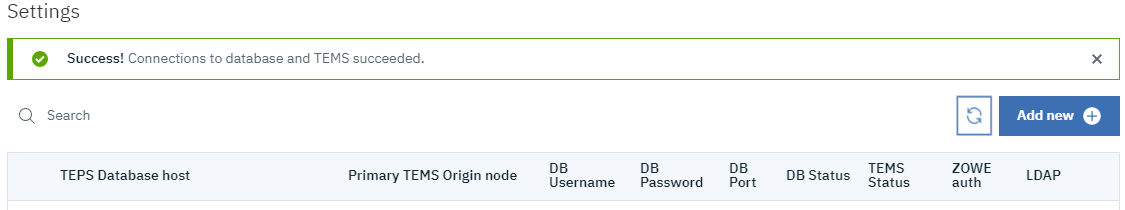 Settings panel showing IZSME configurations