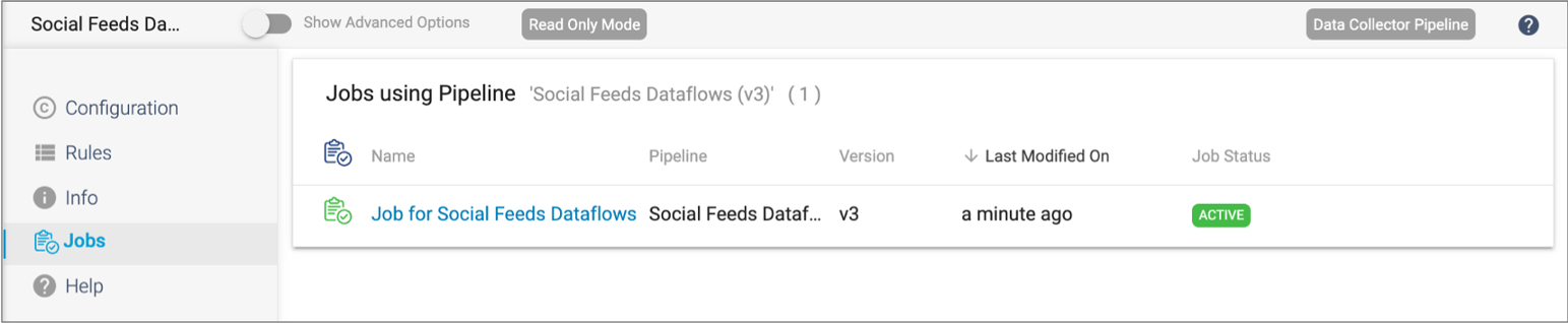 Version 3 of the pipeline is included in the job