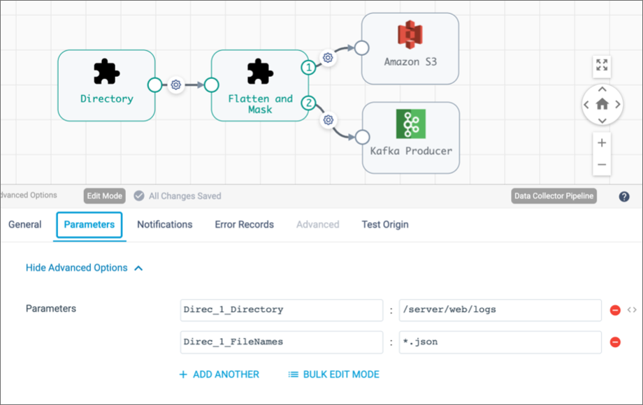 Runtime parameters overridden in the pipeline