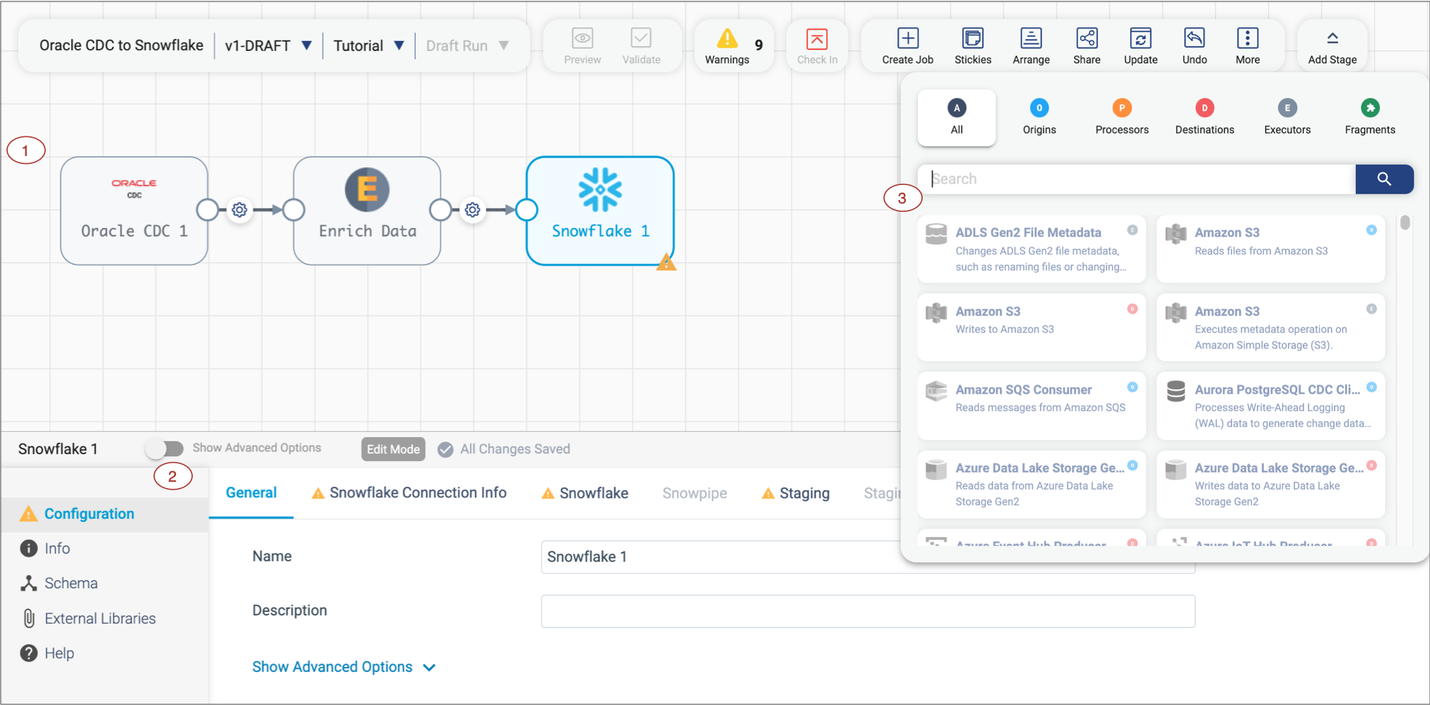 New pipeline canvas UI