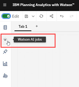 Watson AI jobs tab