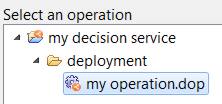 Image shows the my decision service folder.