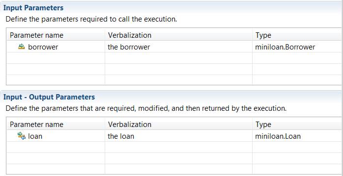 Image shows the parameters for the decision operation signature.