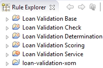 Image shows the rule projects.