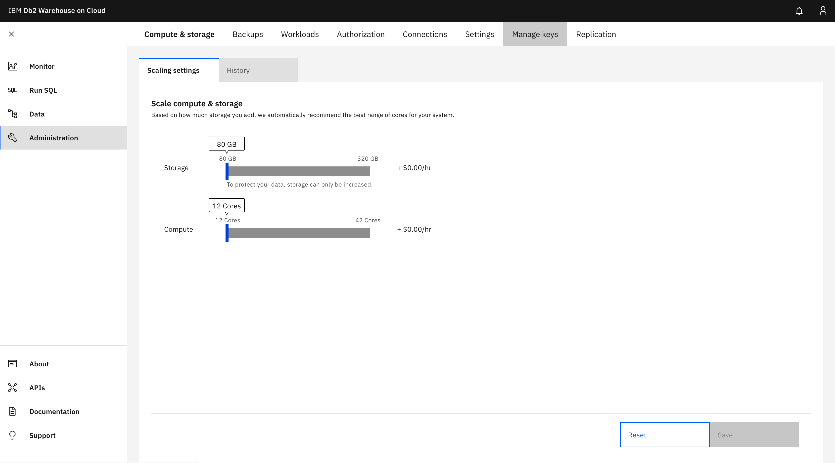Screen capture of the Grant a Service Authorization page where the Reader role is assigned