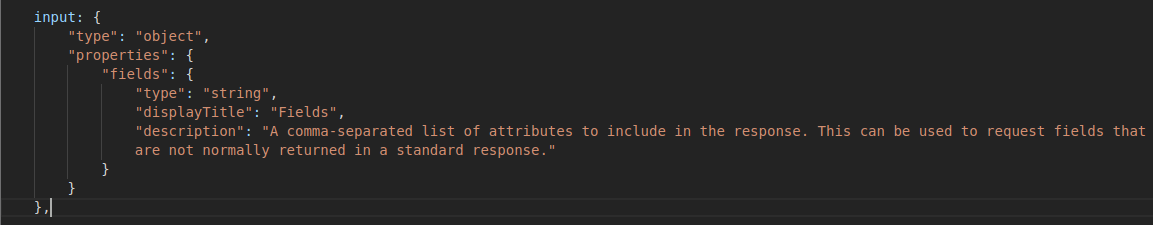 Error message