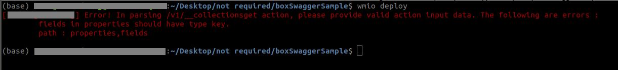 Missing type key