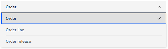 Image of drop-down field