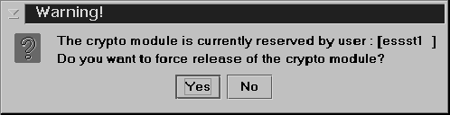 Window to release crypto module
