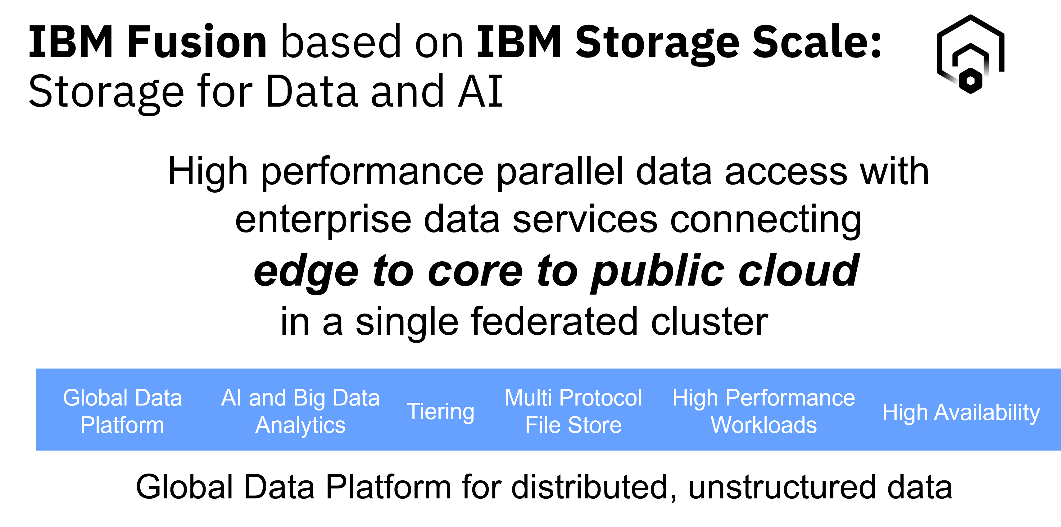 IBM Storage Scale overview