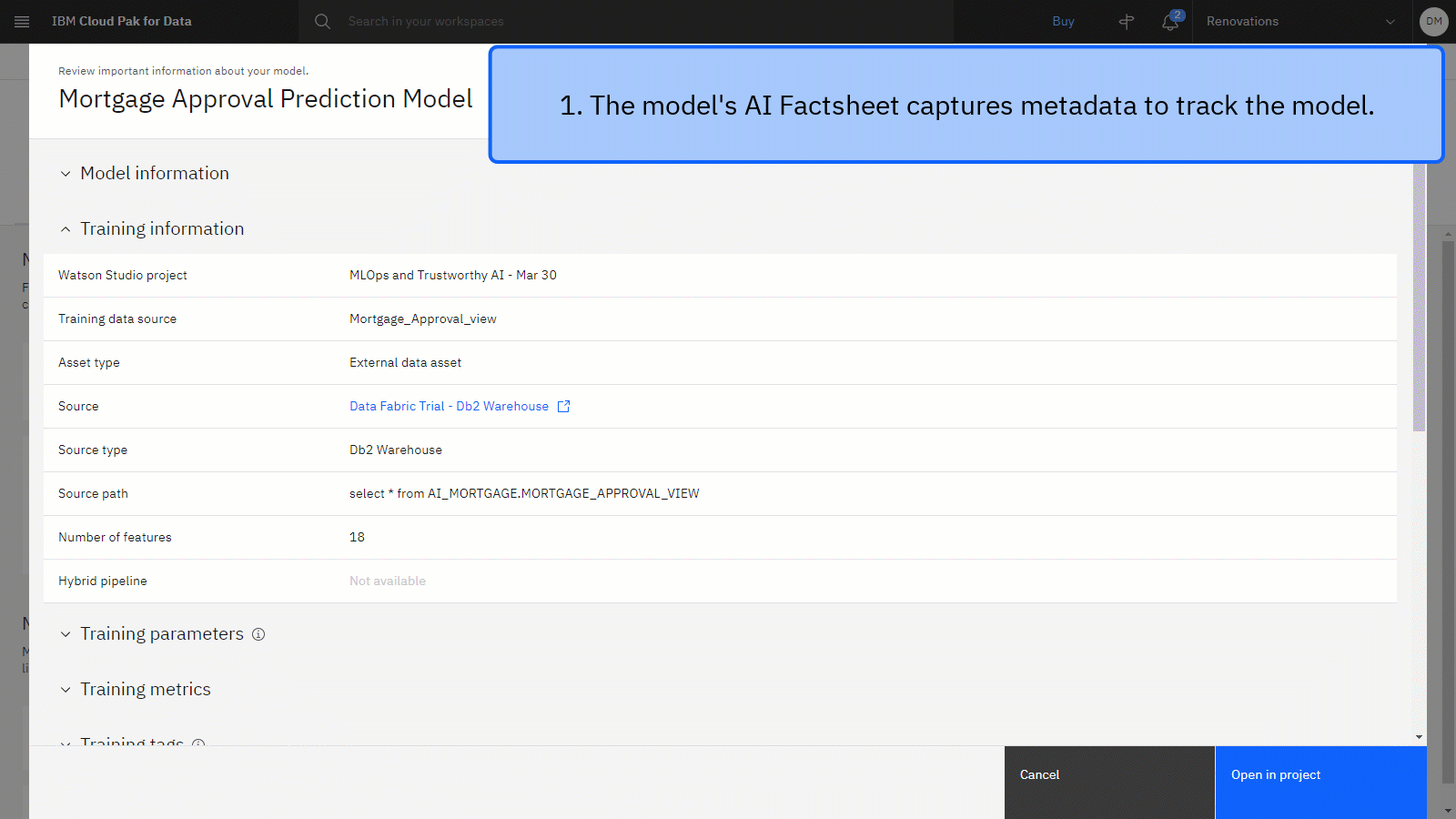 Screenshots of the tutorial Screenshots of the tutorial