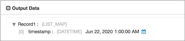 Preview of an orchestration record generated by a Cron Scheduler