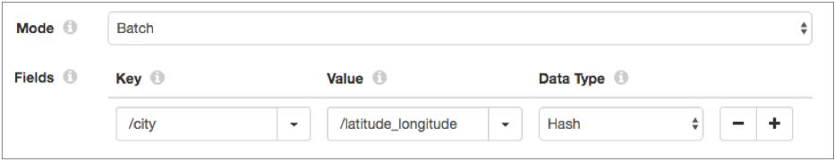 Field properties showing the Data Type set to Hash
