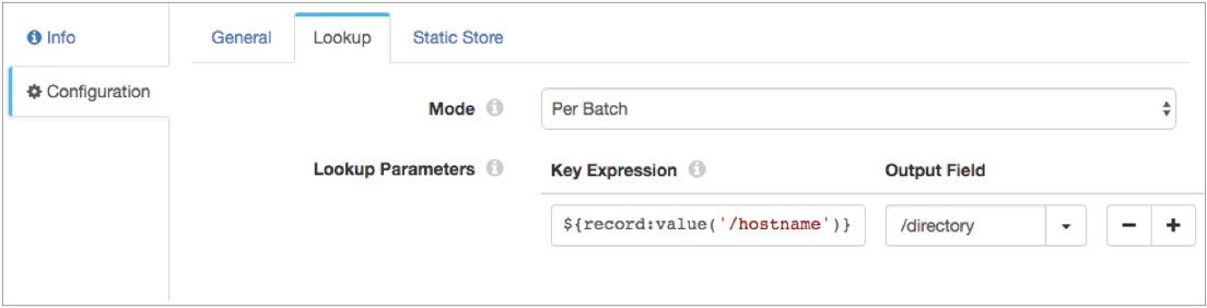 Lookup properties page