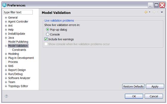 ModelValidationPreferences