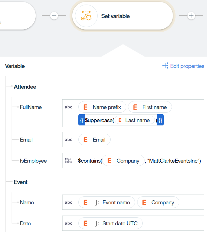 Edit mappings used to define each property's mapping Edit mappings used to define each property's mapping