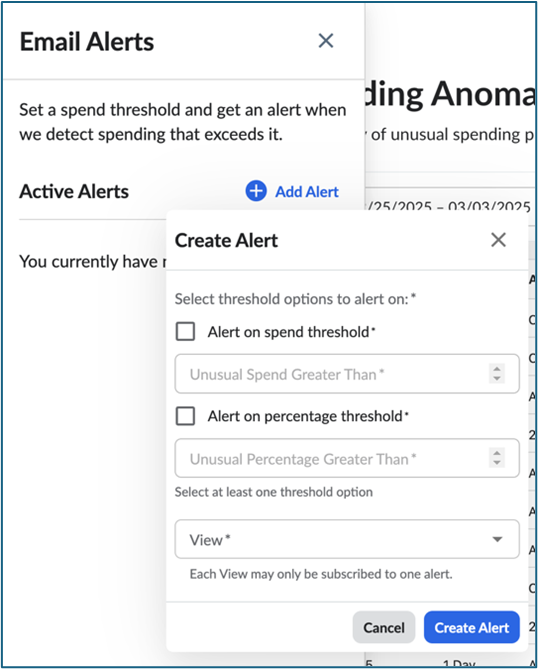 anomaly detection alerts scre