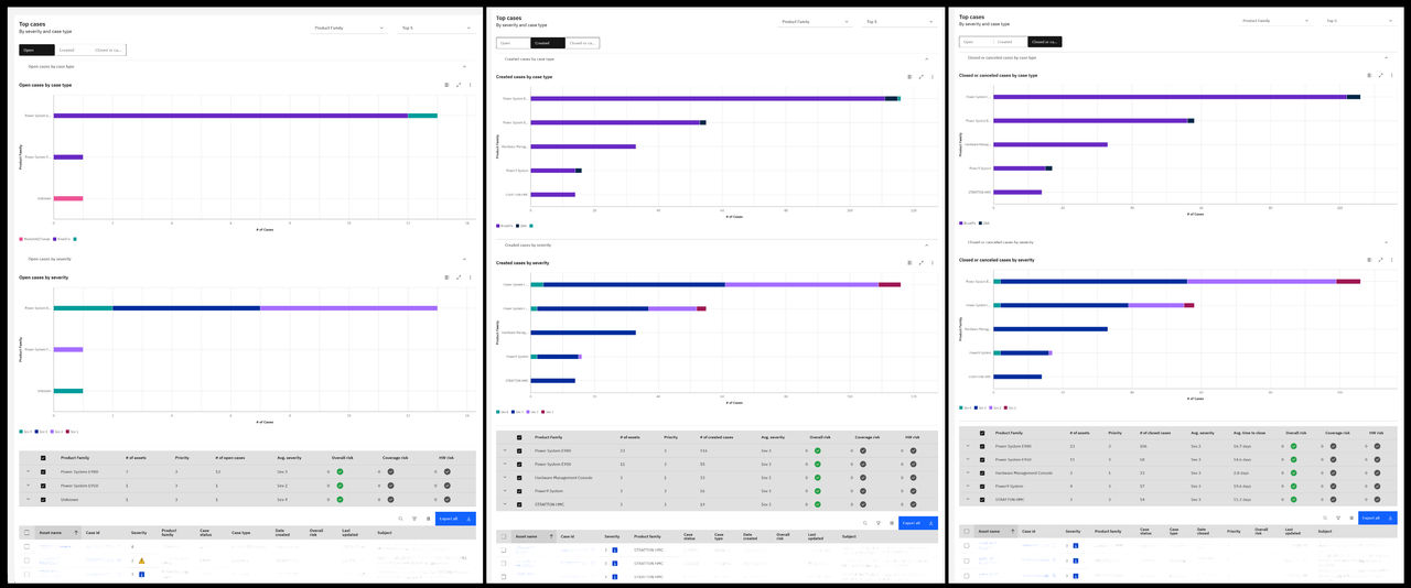 Case analysis page