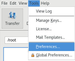 Open Preferences. Tools, and then select Preferences