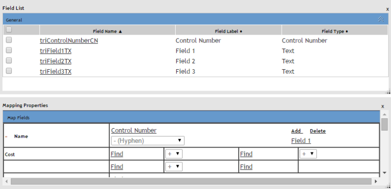 Example of adding the business object