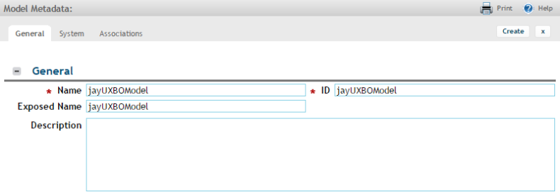 Example of adding the model
