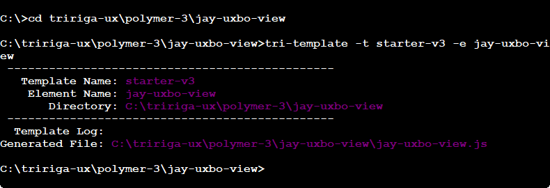 Example of adding the main JS view file