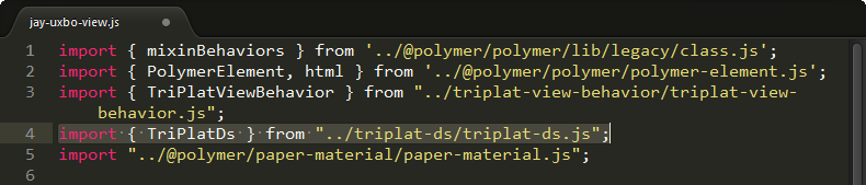 Example of adding a paragraph element